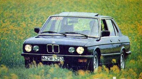 BMW 525 e in BMW 524 td