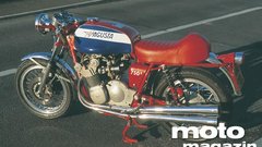 Leta 1973 je bila MV Agusta 750 Sport pojem superšportnega motocikla. Vrstni štirivaljnik je brez zvočnih omejitev grgral skozi sesalne kornete in sekal skozi štiri izpušne cevi. 