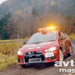 Mitsubishi Lancer Evo X skupine N prvič v akciji. (foto: moštva)