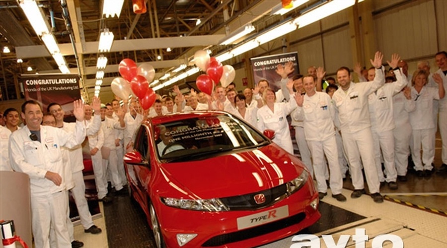 V Swindonu izdelali milijon Civicov (foto: Honda)