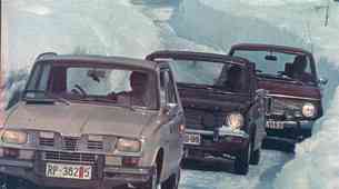 Austin - IMV maxi; BMW 1600; Renault - Litostroj R 16 TL