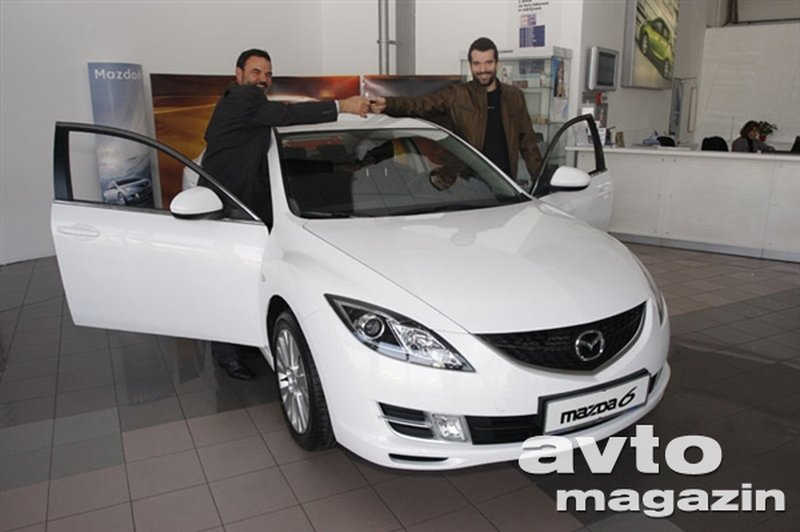 Nova Mazda6 in Peter Mankoč (foto: Črt Majcen)