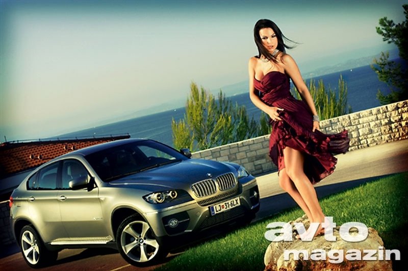 Slovenska lepotica in BMW-jeva zver (foto: Saša Kapetanovič)