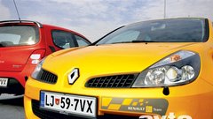 Vzporedni test: Renault Twingo RS in Clio 2.0 16v RS F1 Team R27
