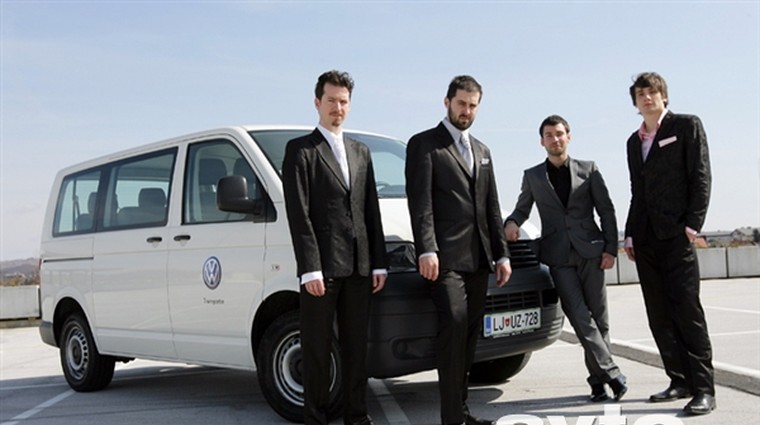 Skupina Quartissimo in Volkswagen Transporter (foto: Volkswagen)