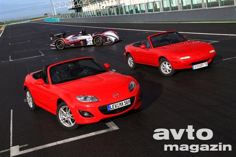 Mazda MX5 bo praznovala v Le Mansu (foto: Mazda)
