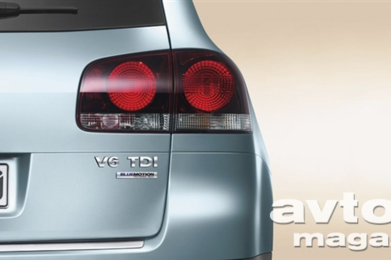 Touareg V6 TDI porabi manj (foto: VW)