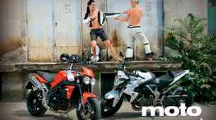 Honda CB 1000 R ABS in Triumph Speed Triple 1050