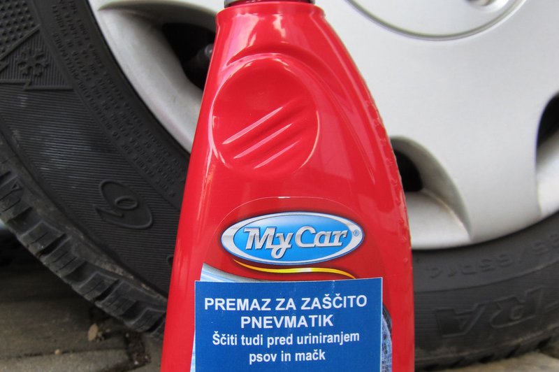 Za čist avtomobil: Sprej namesto pištole (foto: Matevž Hribar)