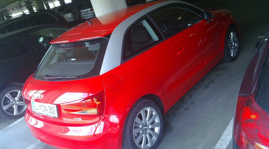 Audi A1 blog: Oddih na letališču (foto: Vinko Kernc)