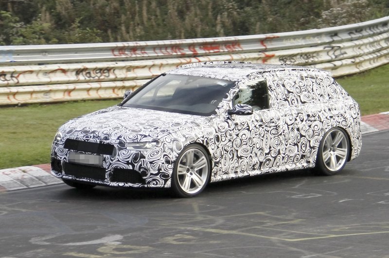 Vohunski posnetki: Audi testira RS4 (foto: Automedia)