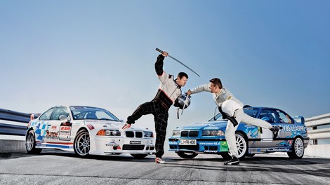 BMW M3 za reli in M3 GTR za drift