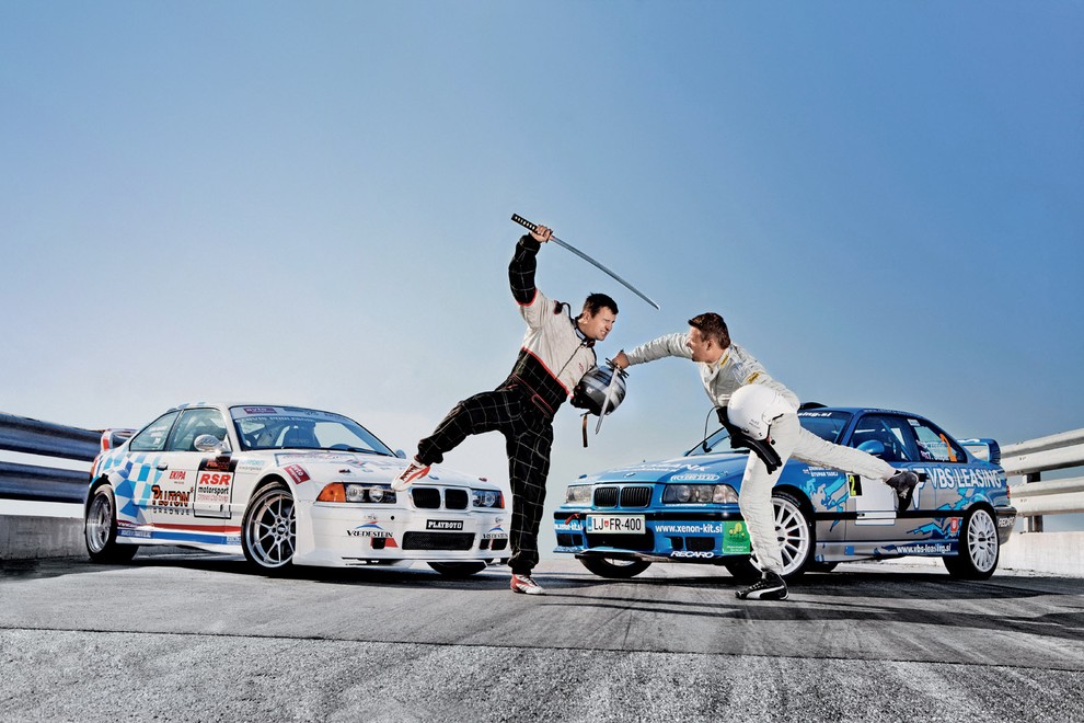 BMW za reli in drift