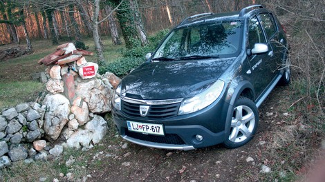 Kratek test: Dacia Sandero dCi 90 Stepway