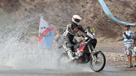 Dakar 2012, 4. etapa: KTM-ova tovarniška dirkača v ospredju, Stanovnik 28.