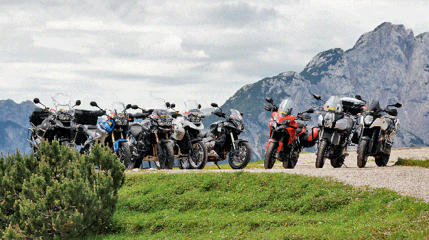 Primerjalni test: Potovalni enduro motocikli 2012 ('GS razred') (foto: Željko Puščenik (Motoplus) in Matevž Hribar)