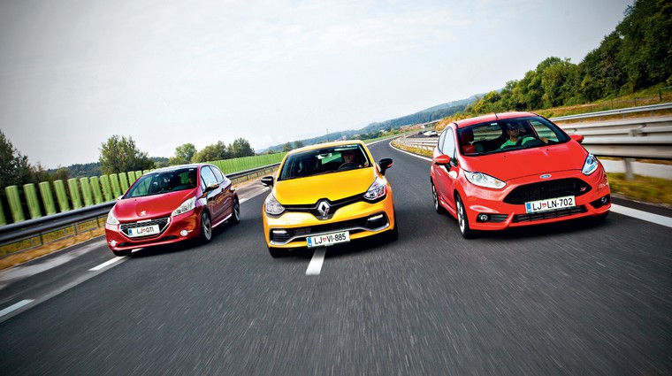 Primerjalni test: Ford Fiesta ST, Peugeot 208 GTi, Renault Clio R.S. (foto: Saša Kapetanovič)