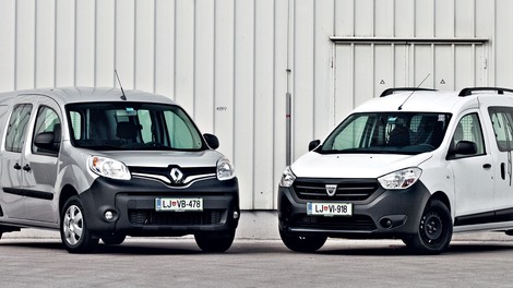 Primerjalni test: Renault Kangoo Express Maxi 1.5 dCi in Dacia Dokker Van 1.5 dCi