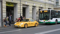 Vrhunski avtomobili v Ljubljani so navdušili