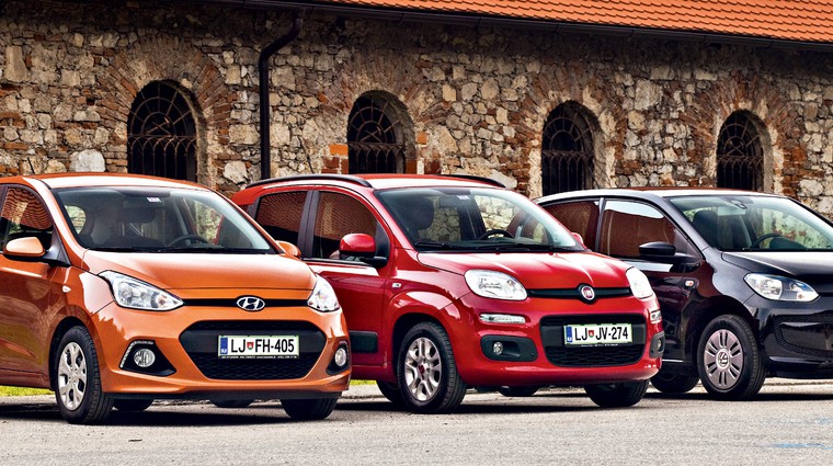 Primerjalni test: Fiat Panda, Hyundai i10 in VW up (foto: Saša Kapetanovič)
