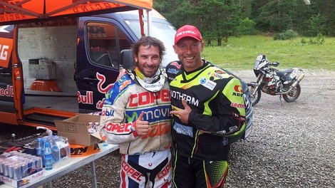 KTM in Stanovnik testirali vzmetenje za Dakar 2015