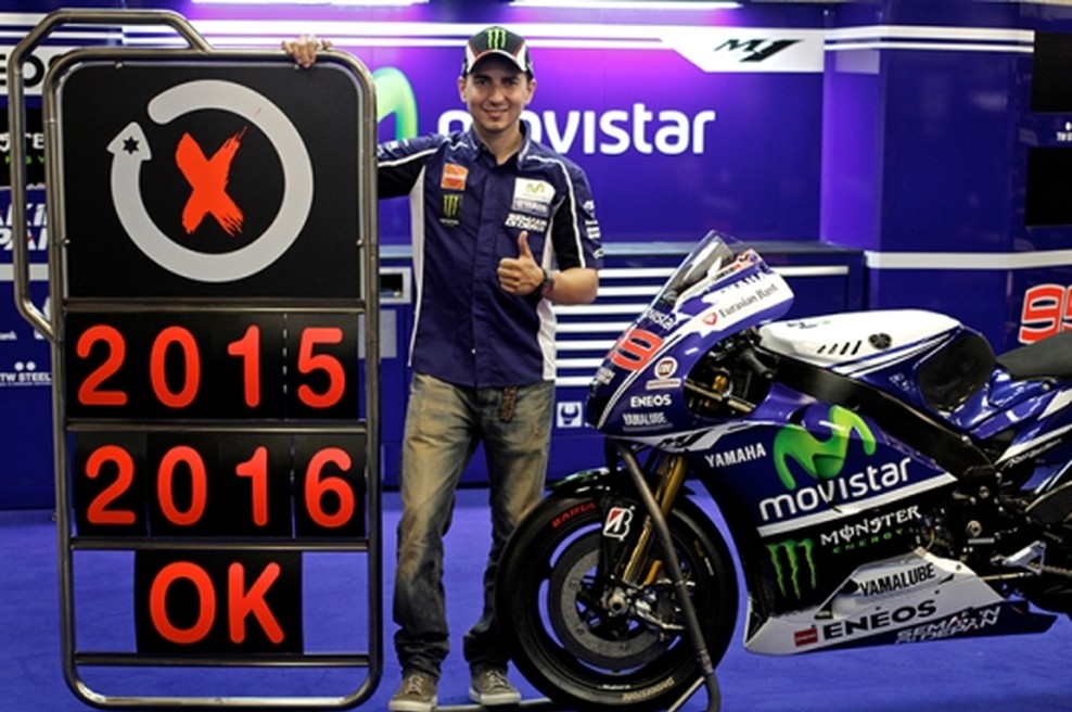 Lorenzo bo še dve leti pri Yamahi (foto: Yamaha)