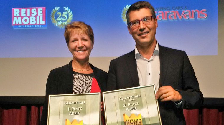 Nova nagrada za Adrio Mobil (foto: Adria Mobi / Avto Dom)
