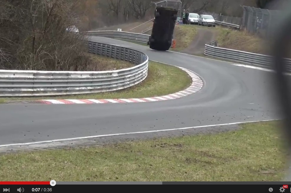 Huda nesreča na Nordschleife (foto: Vir: Grid.Media (Youtube))