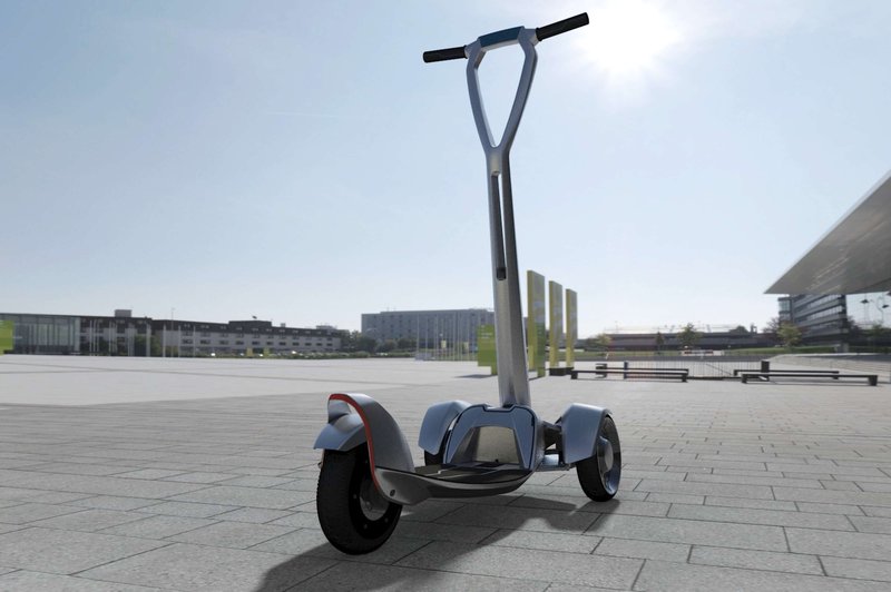 Ultralahek sončni električni skuter za mestno mobilnost (foto: BASF)