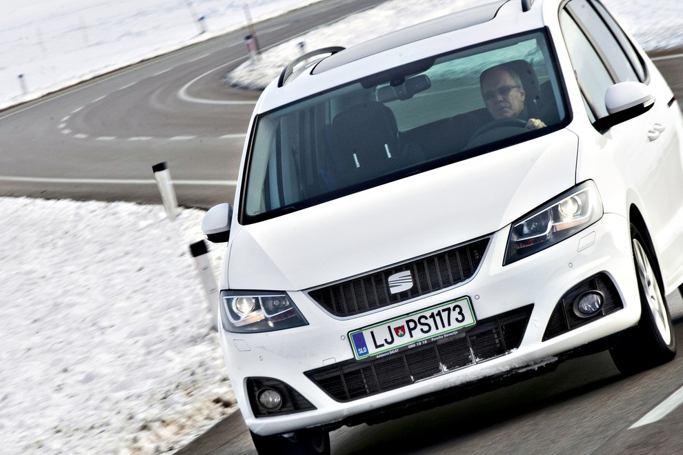 Kratki test: Seat Alhambra 2.0 TDI (130 kW) DSG Style