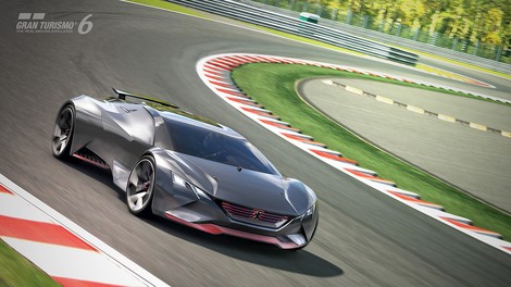 Futuristični Peugeot z virtualnega dirkališča