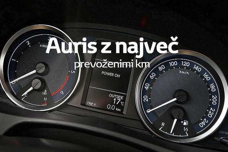 Išče se Toyota Auris z največ prevoženimi kilometri (foto: Toyota)
