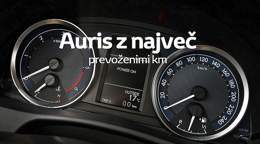 Išče se Toyota Auris z največ prevoženimi kilometri (foto: Toyota)