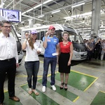 Tina Maze in Jakov Fak prejela avtodoma Adrie Mobil (foto: Adria Mobil)