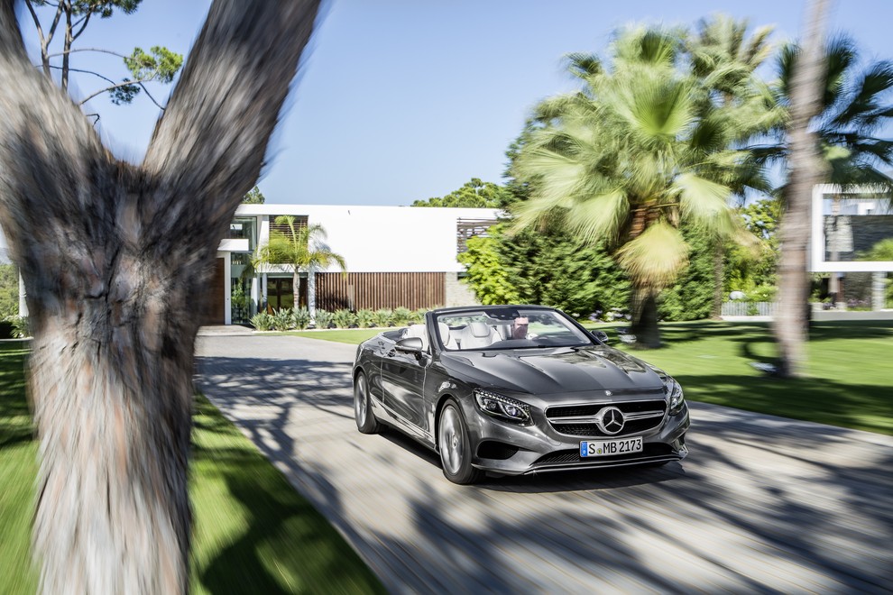 Mercedes-Benz Razreda S Cabriolet: razkošje z odprto streho
