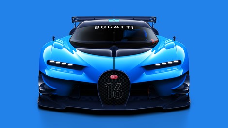 Bugatti Vision Gran Turismo - virtualni dirkalnik za avtomobilski salon v Frankfurtu