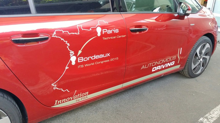 Avtonomni avtomobil opravil uspešno potovanje po francoskih cestah (foto: PSA Peugeot Citroën)