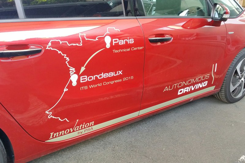 Avtonomni avtomobil opravil uspešno potovanje po francoskih cestah (foto: PSA Peugeot Citroën)