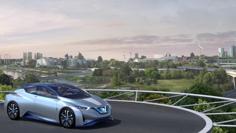 Nissan v Ženevi z "bencinsko črpalko prihodnosti"