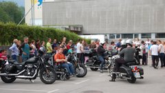 S Harley-Davidsonih po Kamniku