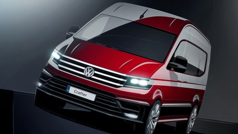 Volkswagen objavil prve skice novega Crafterja