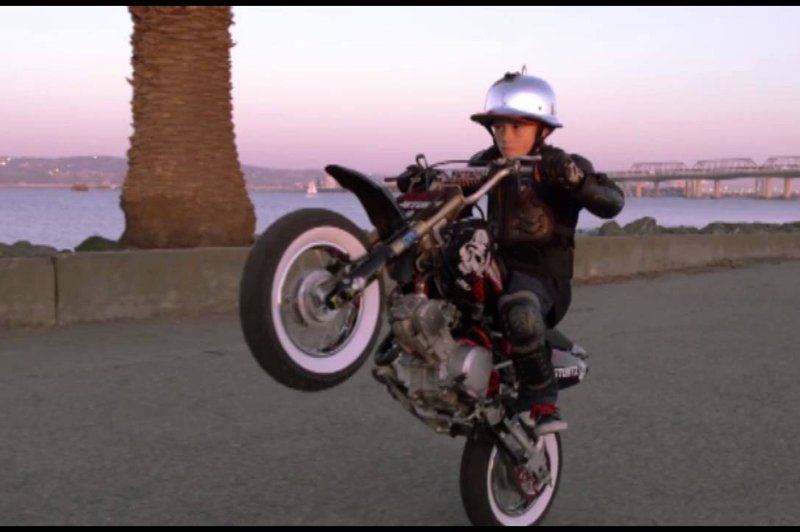 Šestletni stunt zvezdnik na motorju (foto: Arhiv MM)