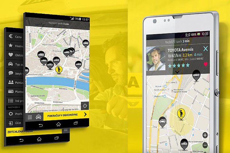 HOPIN TAXI – aplikacija za naročanje taksijev (foto: HOPIN TAXI)