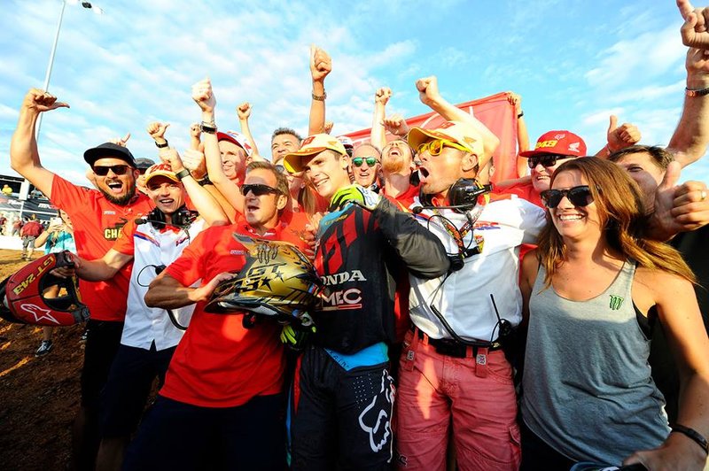 MXGP: Tim Gajser je svetovni prvak!!! (foto: Honda proraing)