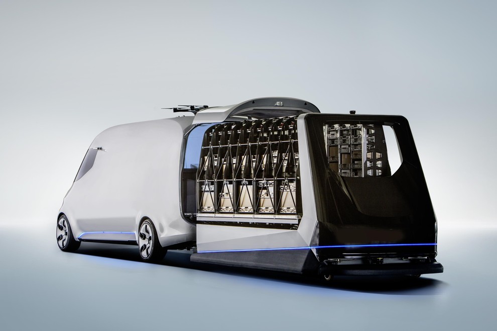 Mercedes-Benzov inteligenten, povezan in električen dostavnik prihodnosti