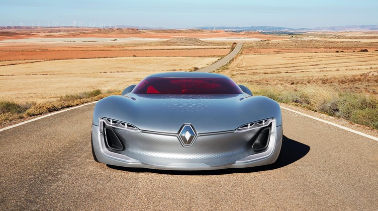 Renaultov električni GT z imenom Trezor napoveduje prihodnje oblike in tehnologije (foto: Renault)