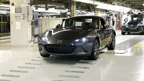 Mazda je zagnala proizvodnjo nove Mazde MX-5 RF