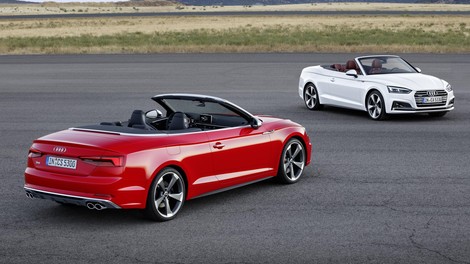 Audi A5 in S5 Cabriolet- bolj trden in močnejši