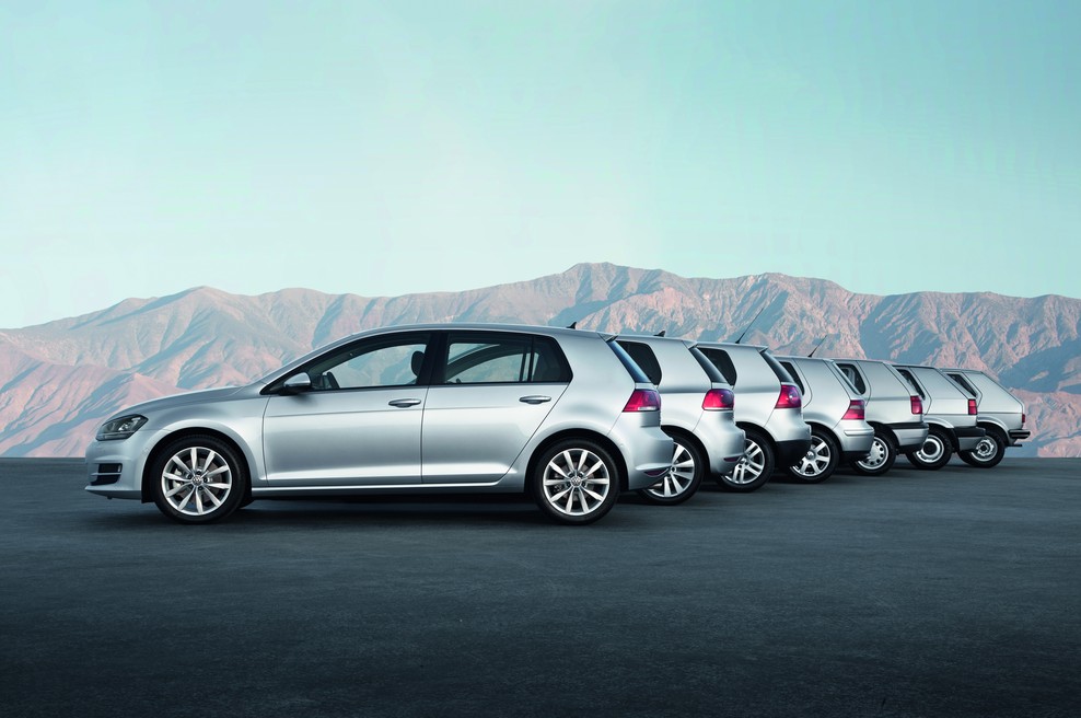 Evolucija Volkswagna Golfa (foto: Volkswagen)
