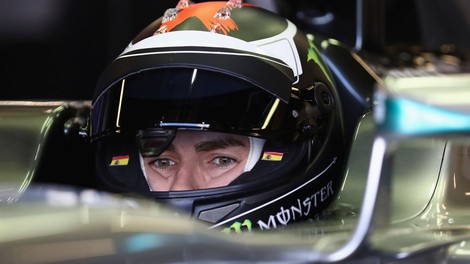 Jorge Lorenzo je preskusil Mercedesov dirkalnik Formule 1